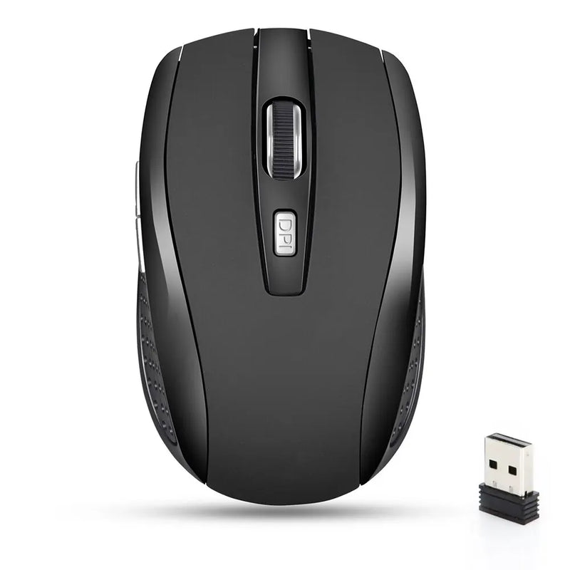 Mouse Sem Fio Silencioso 2.4G Portátil Móvel, Ajustáveis Níveis De DPI Para Notebook PC MacBook