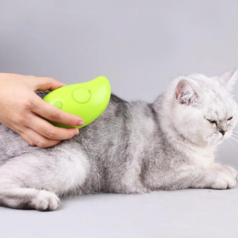 Escova De Vapor Para Gatos, Spray Elétrico, Spray de Água, Pente Remoção De Pelos